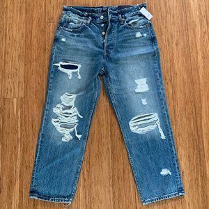NWT Distressed GAP Jeans in Cheeky Straight